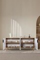 Consola, Hanah Home, Sırma 4815, 180x82x44 cm, PAL, Stejar Safir / Alb