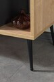 Consola, Hanah Home, Şile 4109, 100x83x44 cm, PAL, Stejar safir / Antracit