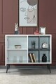 Consola, Hanah Home, Şile 4112, 100x83x44 cm, PAL, Alb / Antracit