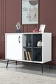 Consola, Hanah Home, Şile 4112, 100x83x44 cm, PAL, Alb / Antracit