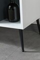 Consola, Hanah Home, Şile 4112, 100x83x44 cm, PAL, Alb / Antracit