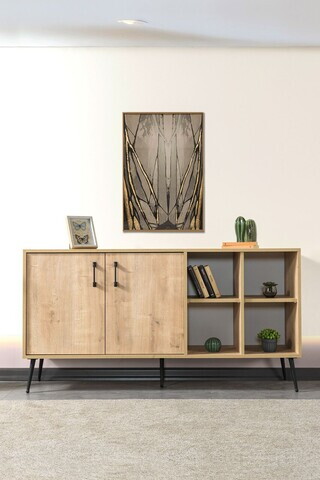 Consola, Hanah Home, Şile 4608, 160x83x44 cm, PAL, Maro