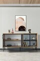 Consola, Hanah Home, Şile 4609, 160x83x44 cm, PAL, Stejar safir / Antracit