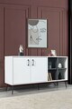 Consola, Hanah Home, Şile 4612, 160x83x44 cm, PAL, Alb / Antracit