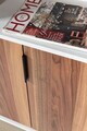 Corp biblioteca, Hanah Home, Evm 8301, 180x187x30 cm, PAL, Alb/Maro