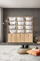 Corp biblioteca, Hanah Home, Evm 8302, 180x187x30 cm, PAL, Maro