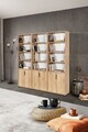 Corp biblioteca, Hanah Home, Evm 8302, 180x187x30 cm, PAL, Maro