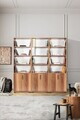 Corp biblioteca, Hanah Home, Evm 8303, 180x187x30 cm, PAL, Maro