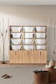 Corp biblioteca, Hanah Home, Evm 8305, 180x187x30 cm, PAL, Maro