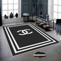 Covor, Hmnt755, 140x220 cm, Poliester, Alb/Negru
