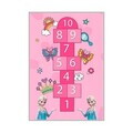 Covor, Hmnt481, 80x150 cm, Poliester, Pink / Blue / White / Yellow