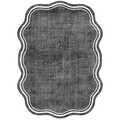 Covor, Wookece283, 80x150 cm, Poliester, Gri/Alb