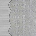 Covor, Wookece283, 80x150 cm, Poliester, Gri/Alb