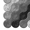Covor, Wookece292, 80x50 cm, Poliester, Alb / Gri / Negru