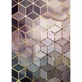 Covor, Wookece320, 80x150 cm, Poliester, Liliac / Mov / Bej / Crem / Auriu