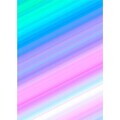 Covor, Wookece490, 80x200 cm, Poliester, Roz / Turcoaz / Fucsia / Albastru