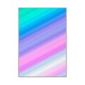 Covor, Wookece490, 80x200 cm, Poliester, Roz / Turcoaz / Fucsia / Albastru