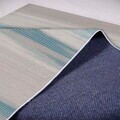 Covor, Eexfab1112-Klm, 80x200 cm, Bumbac, Crem / Albastru
