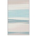 Covor, Eexfab1112-Klm, 80x200 cm, Bumbac, Crem / Albastru