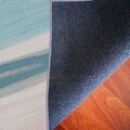 Covor, Eexfab1112-Klm, 80x200 cm, Bumbac, Crem / Albastru