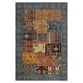 Covor, Eexfab445-Klm, 80x150 cm, Bumbac, Cămilă / Portocaliu / Roșu-țiglă / Albastru