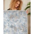 Covor, Eexfab797, 60x100 cm, Bumbac, Albastru gri