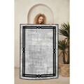 Covor, Eexfab800-Klm, 180x280 cm, Bumbac, Gri/Negru