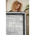 Covor, Eexfab800-Klm, 180x280 cm, Bumbac, Gri/Negru