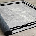 Covor, Eexfab800-Klm, 180x280 cm, Bumbac, Gri/Negru