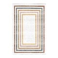 Covor, Eexfab878-Klm, 80x150 cm, Bumbac, Crem / Galben / Roșu-aprins / Portocaliu / Negru