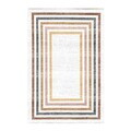 Covor, Eexfab878-Klm, 120x180 cm, Bumbac, Crem / Galben / Roșu-aprins / Portocaliu / Negru