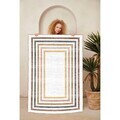 Covor, Eexfab878-Klm, 160x230 cm, Bumbac, Crem / Galben / Roșu-aprins / Portocaliu / Negru
