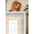 Covor, Eexfab878-Klm, 160x230 cm, Bumbac, Crem / Galben / Roșu-aprins / Portocaliu / Negru