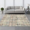 Covor, Exfab288-Klm, 160x230 cm, Bumbac, Nurcă / Verde / Gri