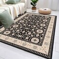 Covor, Woosonıl006, 180x280 cm, Bumbac, Crem / Cămilă / Gri / Negru