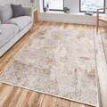 Covor, Woosonıl059, 80x150 cm, Bumbac, Crem
