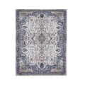 Covor, Woosonıl066, 80x150 cm, Bumbac, Crem / Gri / Bej
