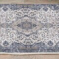 Covor, Woosonıl066, 120x180 cm, Bumbac, Crem / Gri / Bej