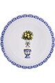 Set platouri servire desert, Hermia, 710KTP3726, Portelan, Albastru