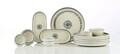 Set de mic dejun, Hermia, 710KTP3751, Portelan, Bol Joker: 10 cm (2 bucăți), Albastru