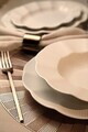 Serviciu de masa, Hermia, 710KTP9735, Portelan, Farfurie: 22 cm (6 bucăți), Alb