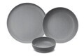 Serviciu de masa, Hermia, 719KTP9874, Portelan, Farfurie: 20 cm (4 bucăți), Gri