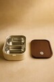 Cutie pentru pranz, Hermia, 721CBL1305, Inox, Izolat in vid, Crem