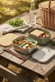 Cutie pentru pranz, Hermia, 721CBL1306, Inox, Dimensiuni: 14,5 x 18,5 x 12,5 cm / 1000 ml, Verde