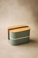Cutie pentru pranz, Hermia, 721CBL1306, Inox, Dimensiuni: 14,5 x 18,5 x 12,5 cm / 1000 ml, Verde