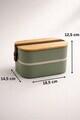 Cutie pentru pranz, Hermia, 721CBL1306, Inox, Dimensiuni: 14,5 x 18,5 x 12,5 cm / 1000 ml, Verde