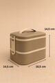 Cutie pentru pranz, Hermia, 721CBL1310, Inox, Izolat in vid, Gri