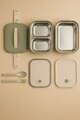 Cutie pentru pranz, Hermia, 721CBL1311, Inox, Izolat in vid, Verde