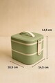 Cutie pentru pranz, Hermia, 721CBL1311, Inox, Izolat in vid, Verde