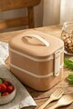 Cutie pentru pranz, Hermia, 721CBL1312, Inox, Izolat in vid, Roz
